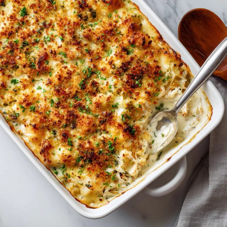 Delicious Creamy Crab Casserole Recipe | Easy & Comforting Seafood Dish