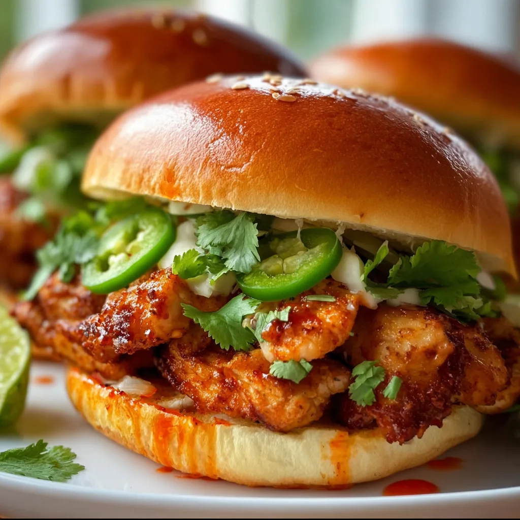 Crispy Cilantro Lime Chicken Sandwiches | Quick &amp; Delicious Recipe