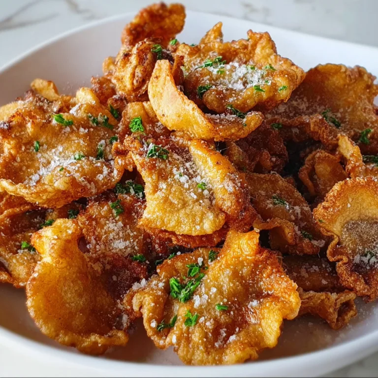 Crispy Fried Oyster Mushrooms Recipe | Easy & Delicious Snack Idea