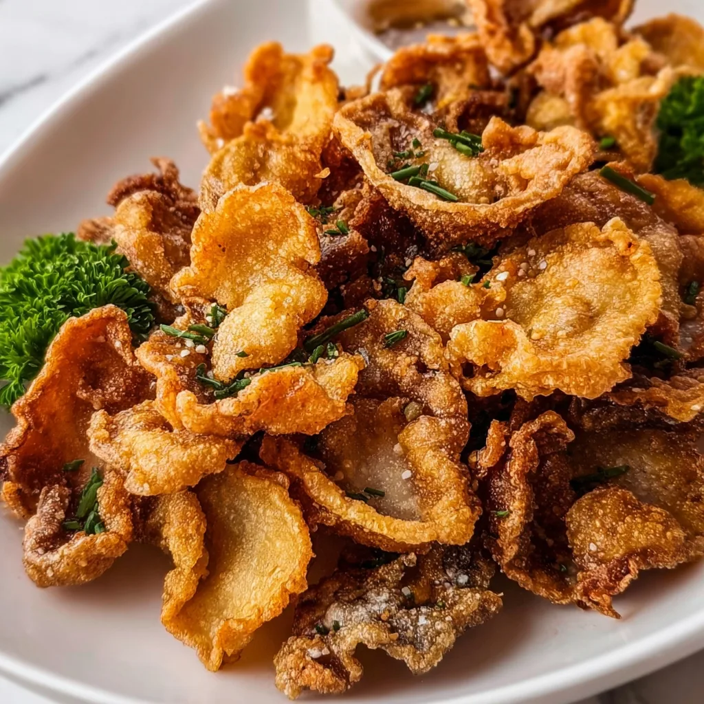 Crispy Fried Oyster Mushrooms Recipe | Easy &amp; Delicious Snack Idea