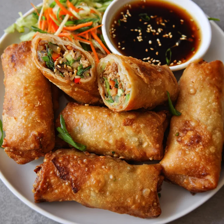 Crispy Homemade Chicken Spring Rolls Recipe | Easy & Delicious Appetizer