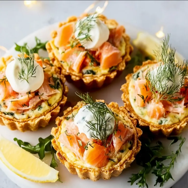 Easy Salmon Tartlets Recipe | Quick & Delicious Salmon Appetizers