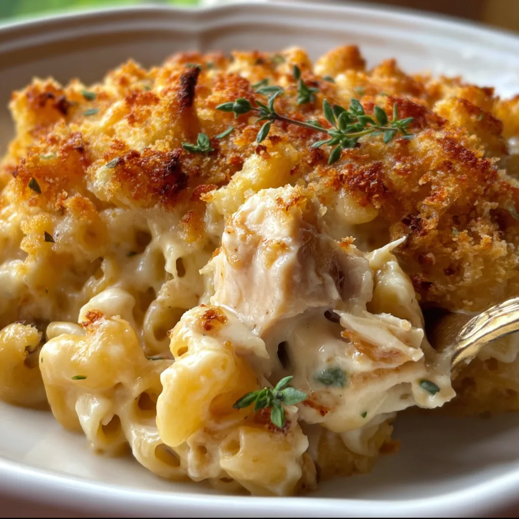 French Onion Chicken Mac and Cheese Recipe – Creamy, Savory Comfort Food
