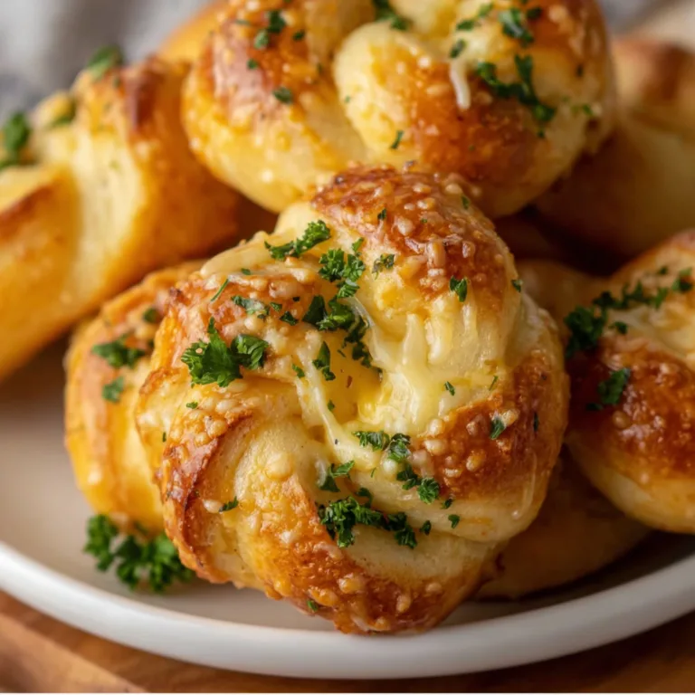 Garlic Butter Parmesan Knots | Easy, Cheesy Homemade Recipe