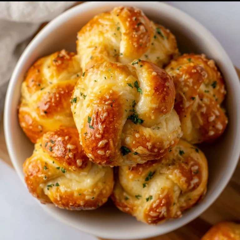 Garlic Butter Parmesan Knots | Easy, Cheesy Homemade Recipe