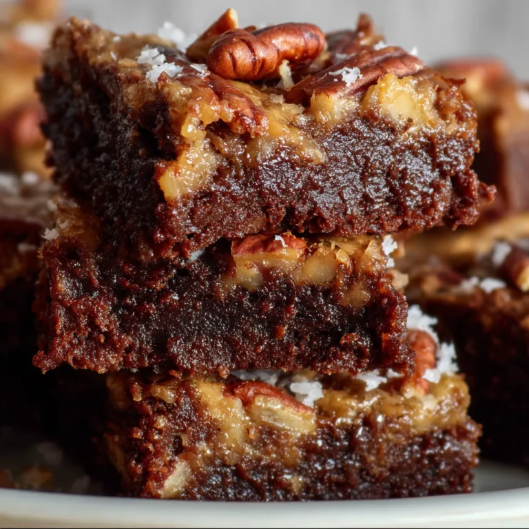 Delicious German Chocolate Pecan Brownies Recipe – Rich &amp; Nutty Treats