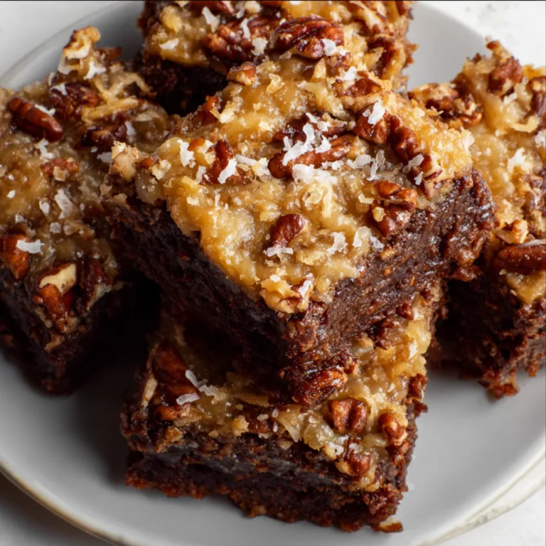 Delicious German Chocolate Pecan Brownies Recipe – Rich & Nutty Treats