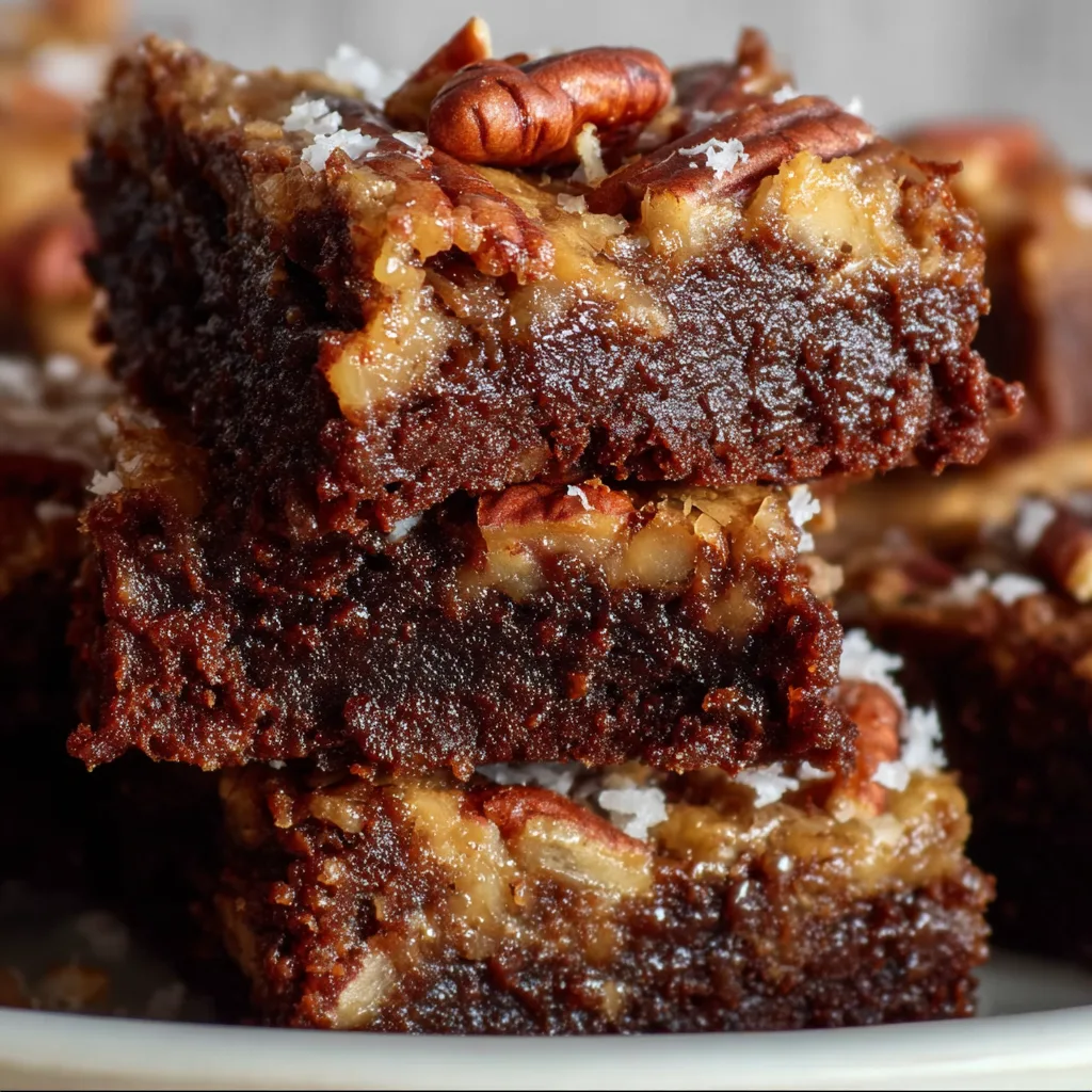 Delicious German Chocolate Pecan Brownies Recipe – Rich &amp; Nutty Treats