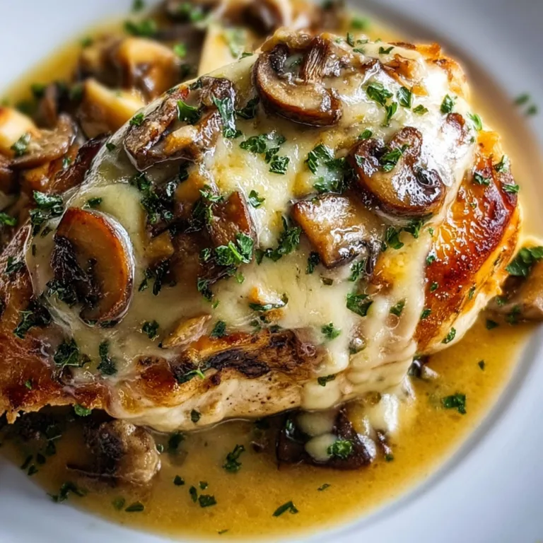 Gouda & Mushroom Stuffed Chicken Recipe | Easy & Delicious Dinner Idea