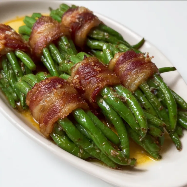 Delicious Green Bean Bacon Bundles Recipe | Easy &amp; Flavorful Side Dish
