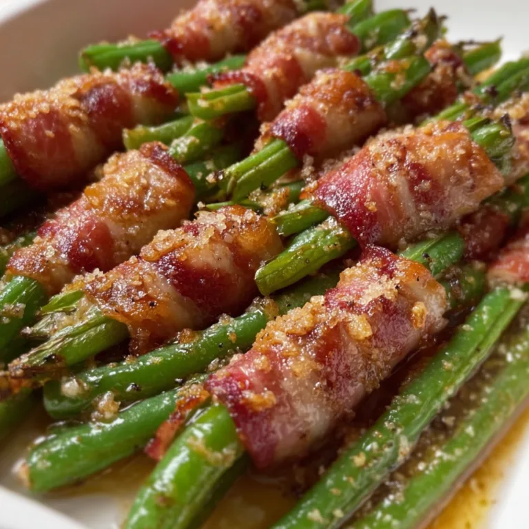 Delicious Green Bean Bacon Bundles Recipe | Easy & Flavorful Side Dish
