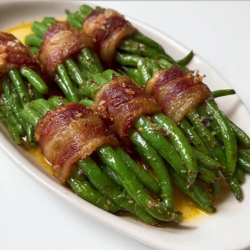 Delicious Green Bean Bacon Bundles Recipe | Easy &amp; Flavorful Side Dish
