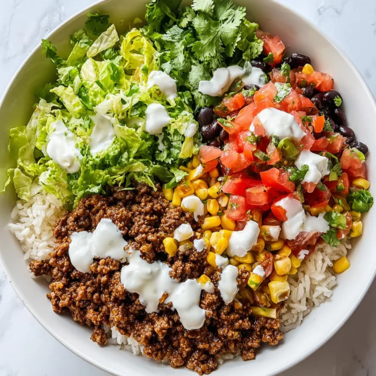 Ground Beef Burrito Bowl with Cilantro Rice | Easy & Flavorful Recipe