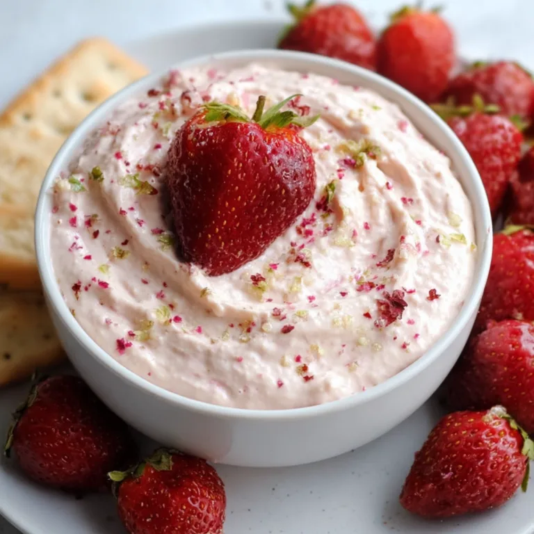 High-Protein Strawberry Dip Recipe | Healthy & Delicious Snack