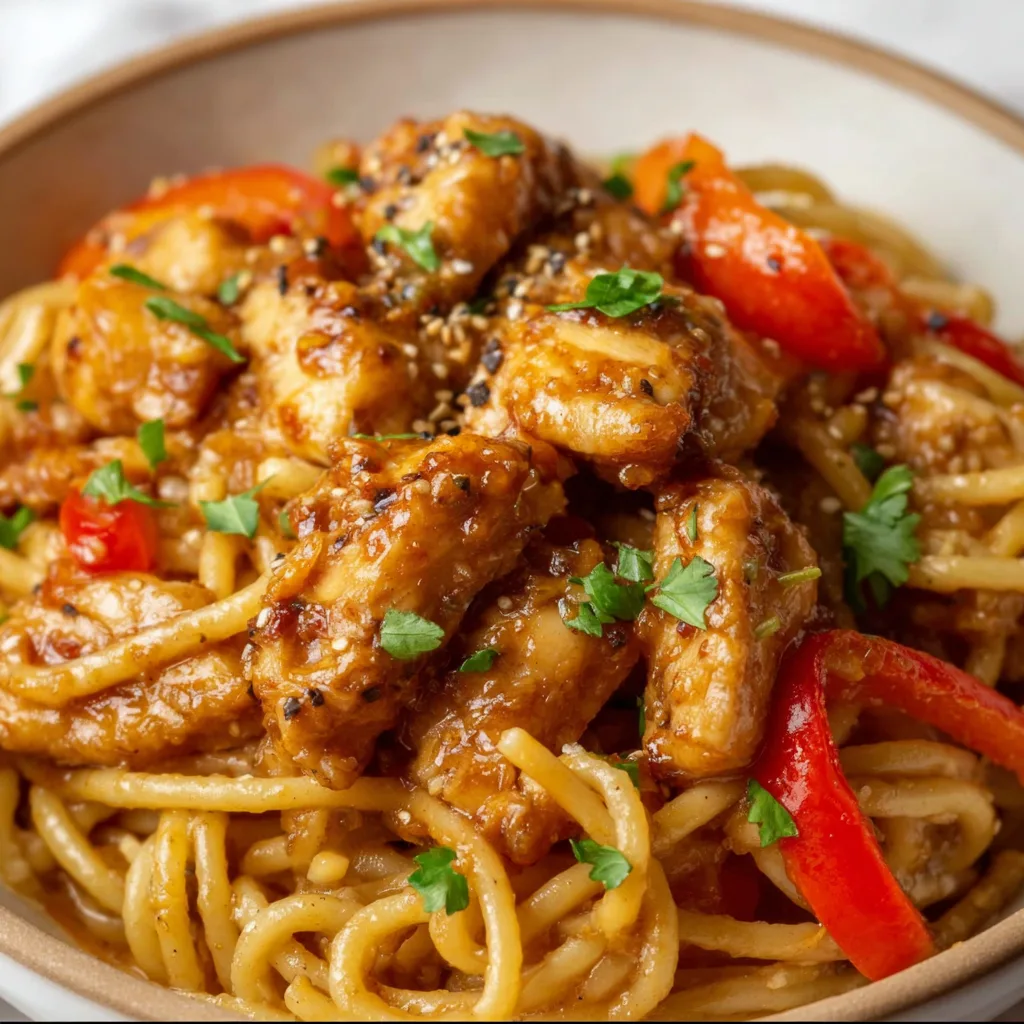 Honey Pepper Chicken Pasta Recipe | Easy &amp; Delicious Honey Pepper Chicken Pasta