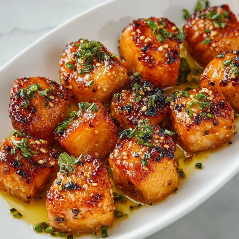 Delicious Hot Honey Salmon Bites Recipe – Sweet &amp; Spicy Seafood Appetizer