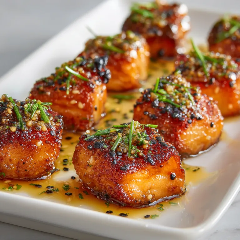 Delicious Hot Honey Salmon Bites Recipe – Sweet & Spicy Seafood Appetizer