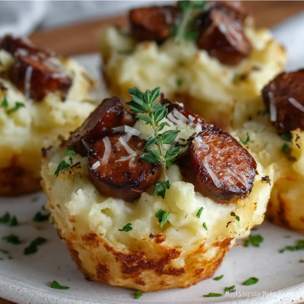 Irish Bangers &amp; Mash Cups | Easy Traditional Comfort Food Recipe