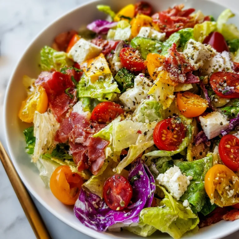 Fresh Italian Chopped Salad Recipe | Easy & Healthy Lunch Idea