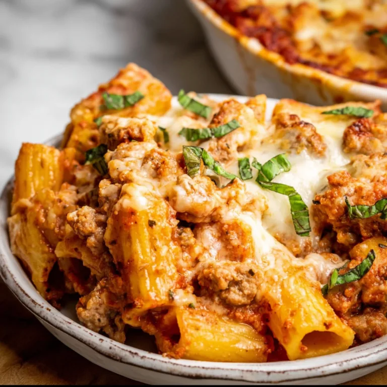 Delicious Italian Sausage Pasta Bake Recipe | Easy Comfort Food Dinner