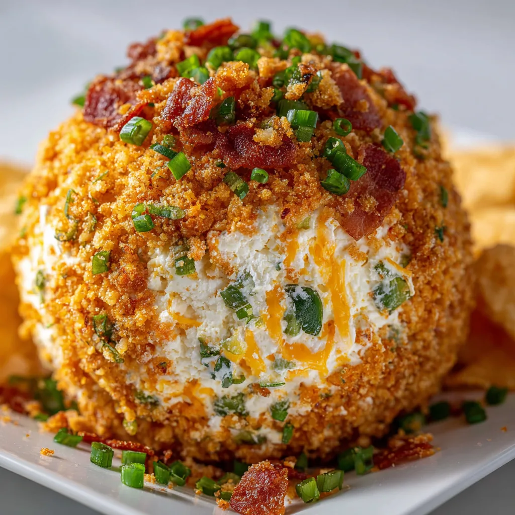 Delicious Jalapeño Popper Cheese Ball Recipe | Spicy &amp; Creamy Appetizer