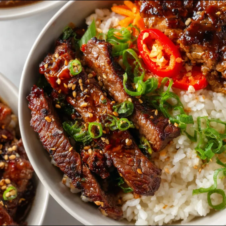 Delicious Korean BBQ Steak Rice Bowls | Easy & Flavorful Recipe