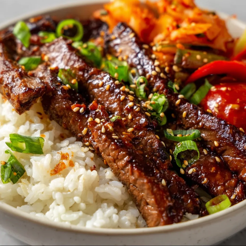 Delicious Korean BBQ Steak Rice Bowls | Easy &amp; Flavorful Recipe