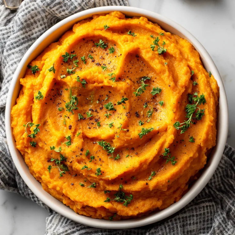 Delicious Mashed Sweet Potatoes Recipe | Easy & Creamy Side Dish
