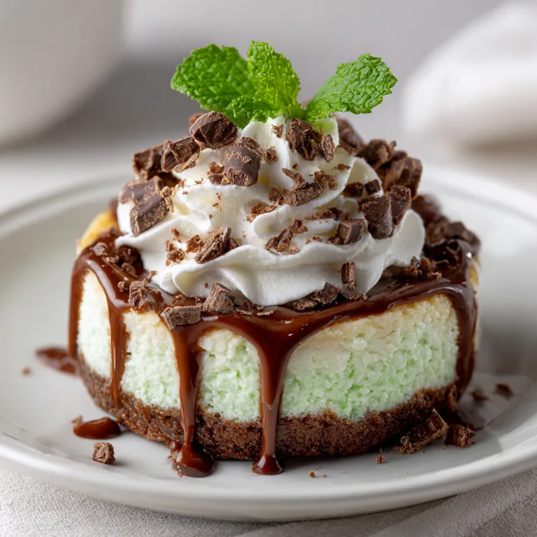 Mini Andes Mint Chocolate Cheesecake Recipe | Easy & Delicious Dessert