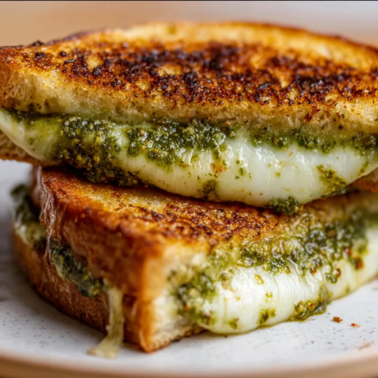 Delicious Pesto Grilled Cheese Recipe | Easy &amp; Flavorful Sandwich Idea