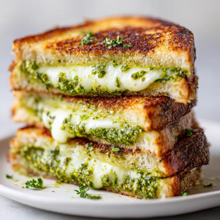 Delicious Pesto Grilled Cheese Recipe | Easy & Flavorful Sandwich Idea