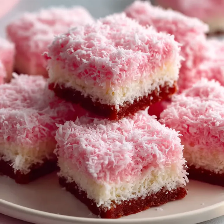Pink Coconut Snowball Cake Bars | Easy & Delicious Dessert Recipe