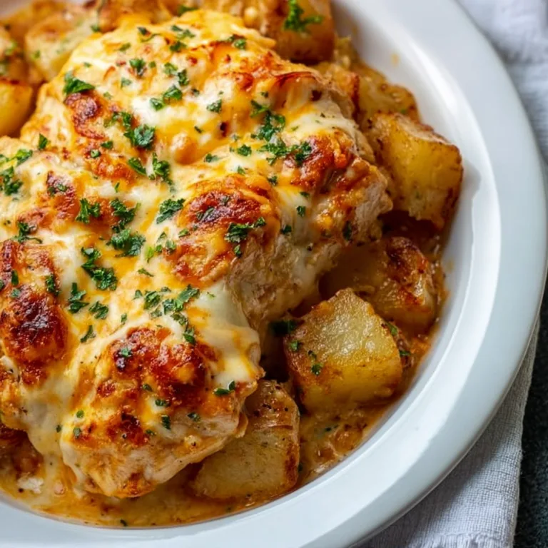 Power-Packed High Protein Cheesy Chicken & Potatoes Recipe | Easy & Delicious Meal
