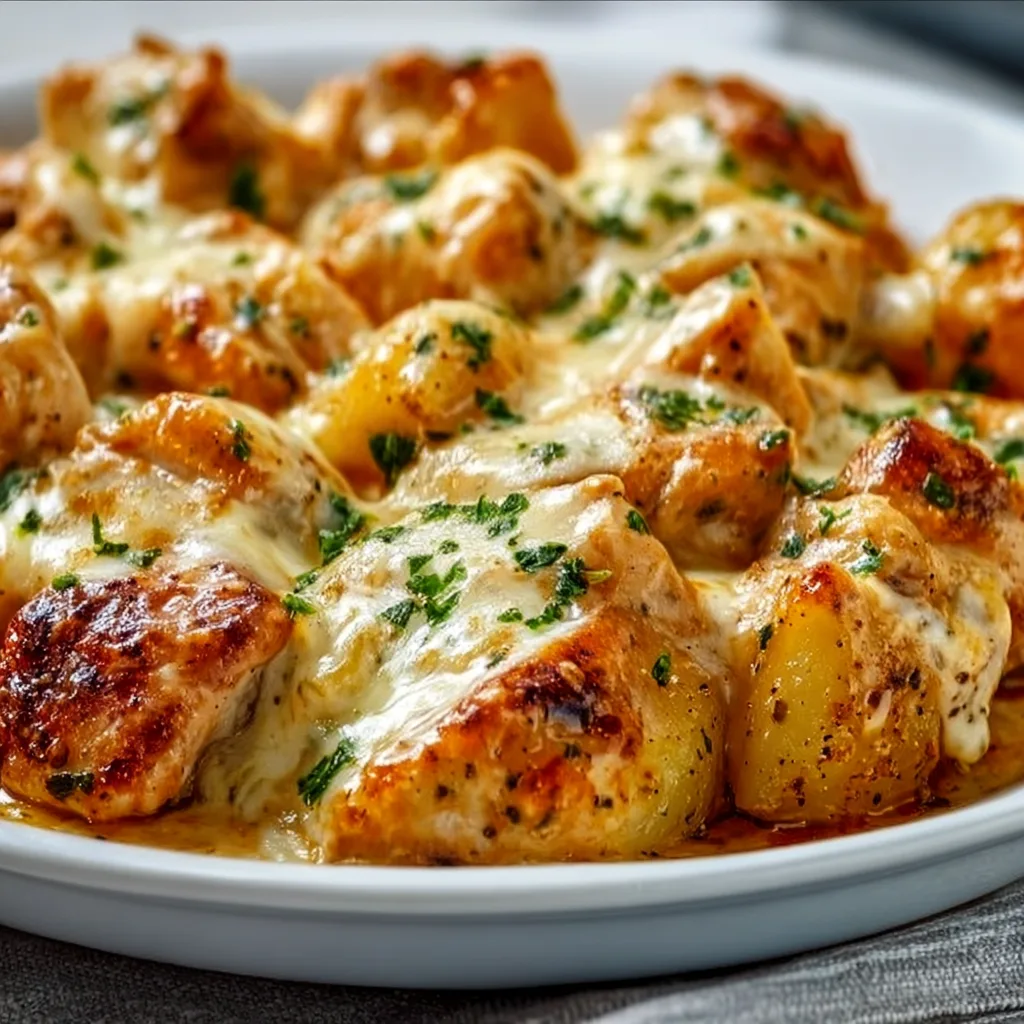 Power-Packed High Protein Cheesy Chicken &amp; Potatoes Recipe | Easy &amp; Delicious Meal