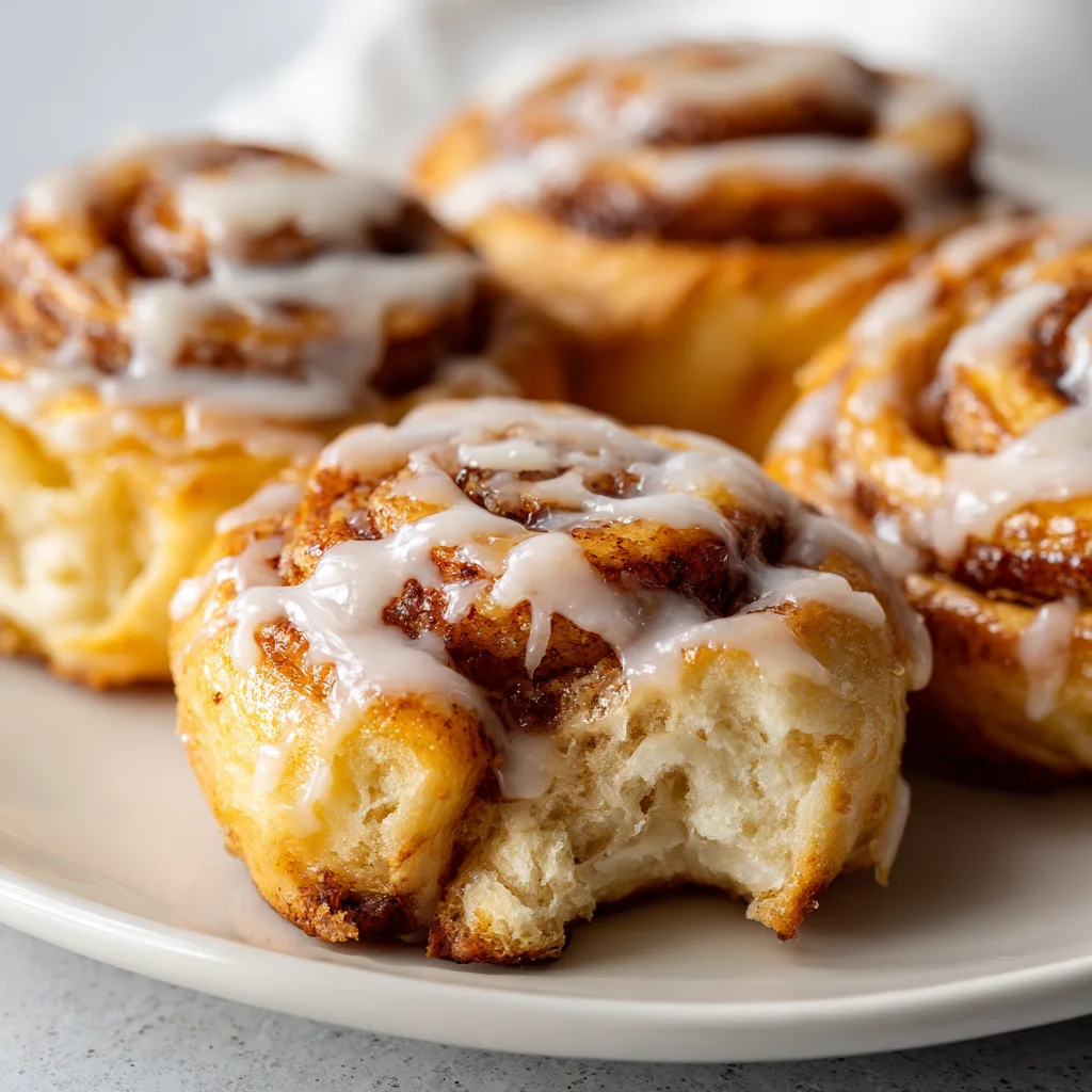 Delicious Puff Pastry Cinnamon Rolls with Sweet Maple Icing Recipe