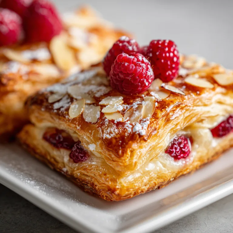 Delicious Raspberry Almond Puff Pastry Recipe | Easy & Flaky Dessert