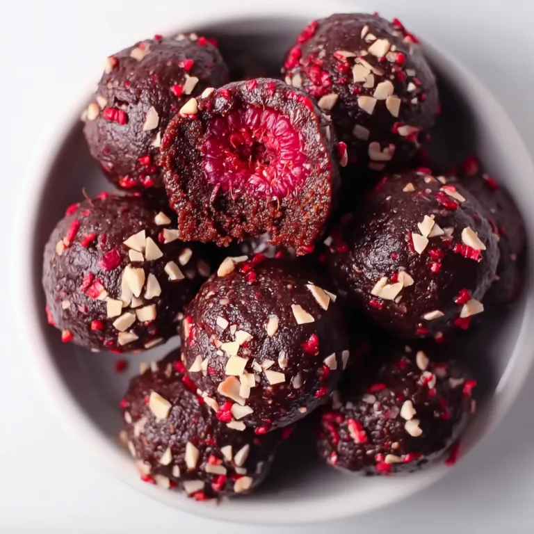 Raspberry Brownie Date Energy Bites – Healthy & Delicious Snack Recipe