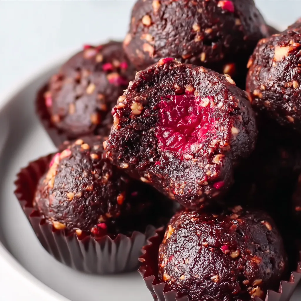 Raspberry Brownie Date Energy Bites – Healthy &amp; Delicious Snack Recipe