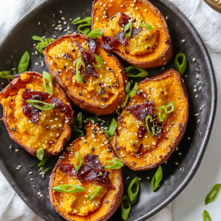 Roasted Japanese Sweet Potatoes with Miso Glaze | Savory & Sweet Recipe