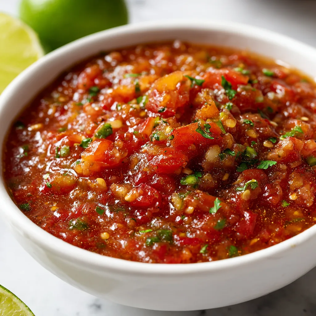 Fresh Roasted Tomato Salsa Recipe | Easy &amp; Flavorful Homemade Salsa