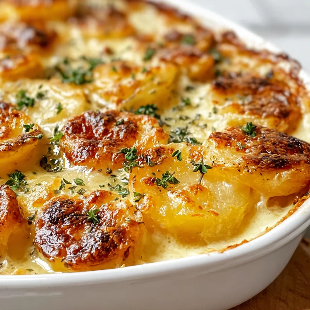 Ruth's Chris-Style Potatoes Au Gratin Recipe | Creamy, Cheesy Side Dish
