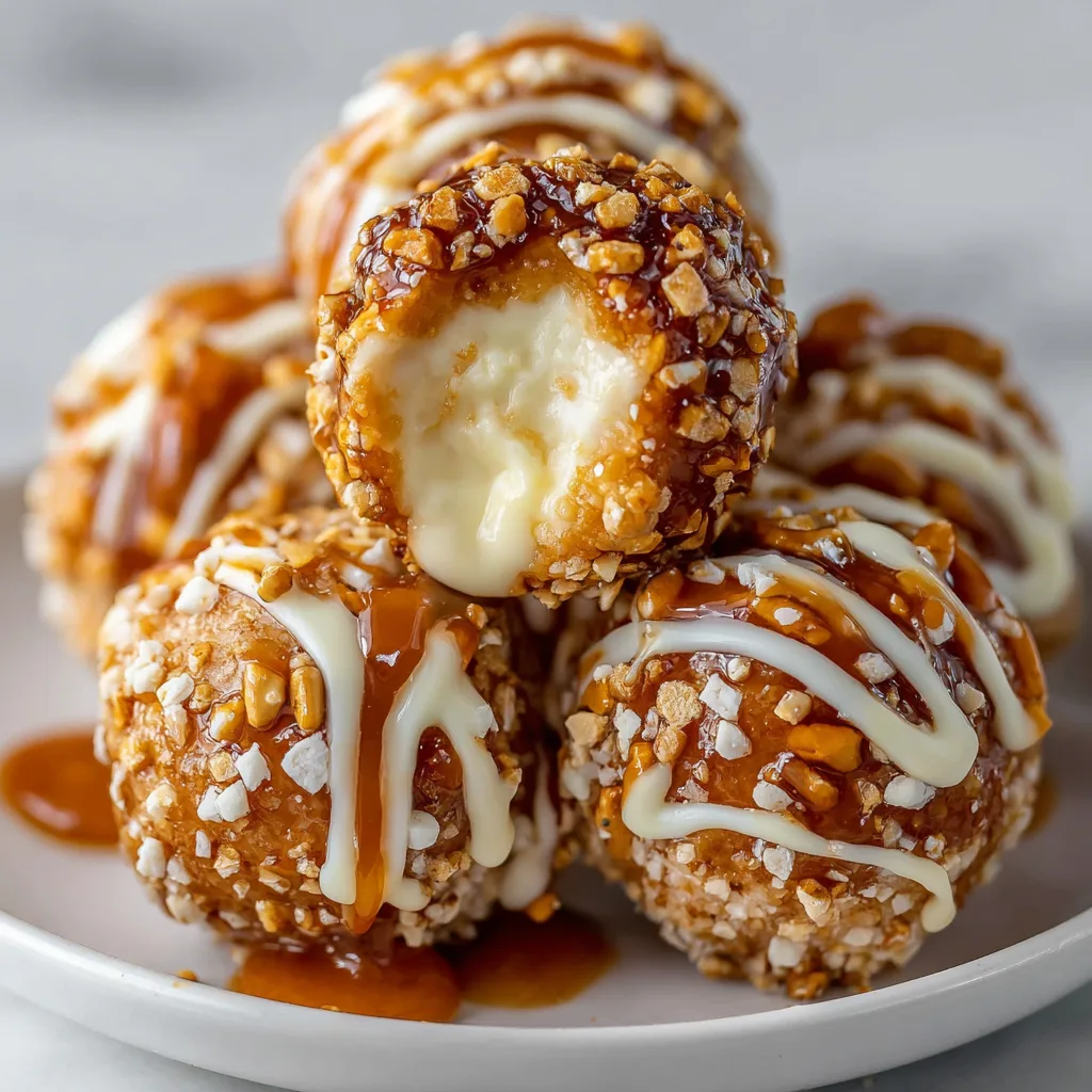 Salted Caramel Pretzel Cheesecake Balls Recipe – Easy, No-Bake Dessert Delight
