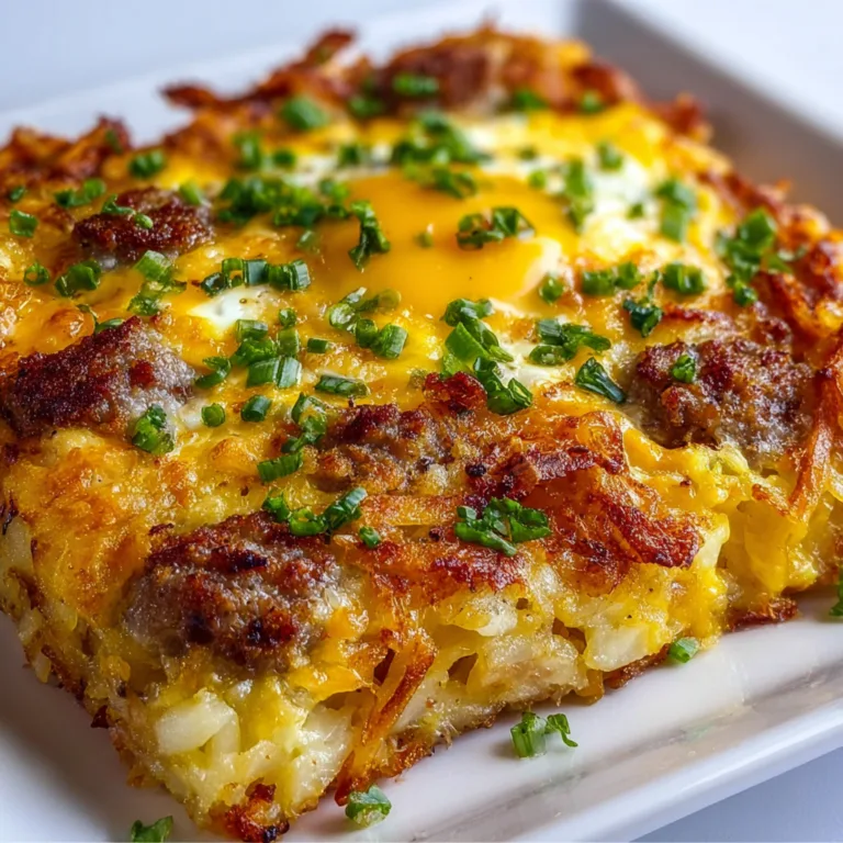 Hearty Sausage Hashbrown Breakfast Recipe | Easy &amp; Delicious Morning Meal
