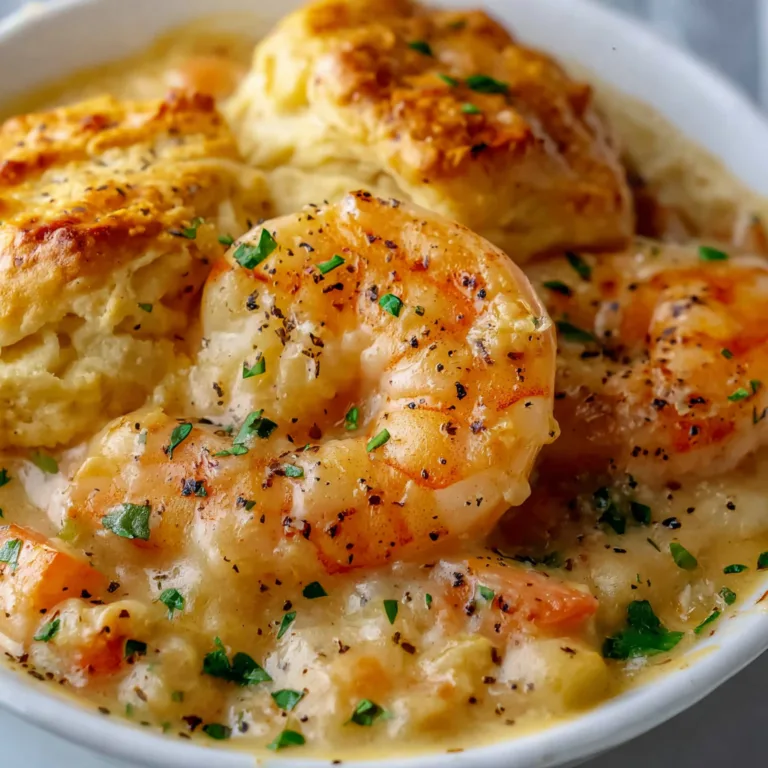 Delicious Shrimp Lobster Biscuit Pot Pie Recipe – Easy Seafood Comfort Food