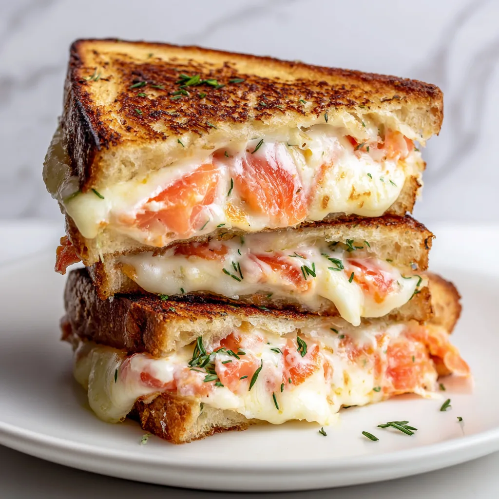 Delicious Smoked Salmon Grilled Cheese Recipe | Easy Gourmet Sandwich Idea