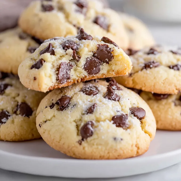 Soft Chocolate Chip Cream Cheese Cookies – Chewy, Moist &amp; Delicious Recipe