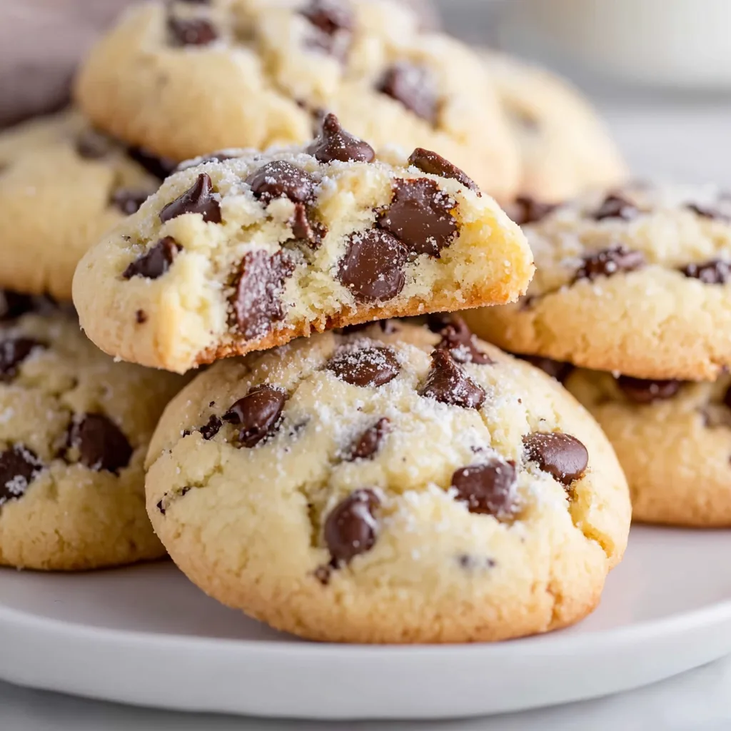 Soft Chocolate Chip Cream Cheese Cookies – Chewy, Moist &amp; Delicious Recipe