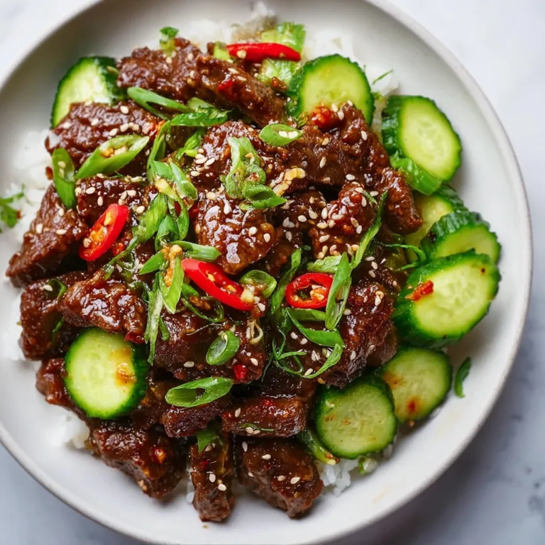 Spicy Keto Korean Beef with Cucumber Salad | Low-Carb, Flavorful & Easy Recipe