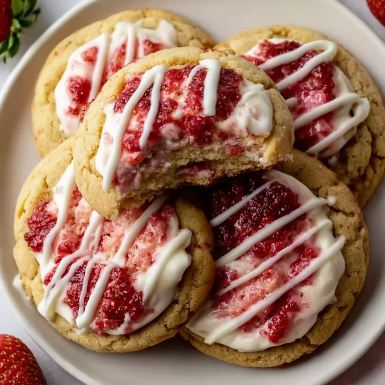 Delicious Strawberry Cheesecake Cookies Recipe – Easy & Irresistible!