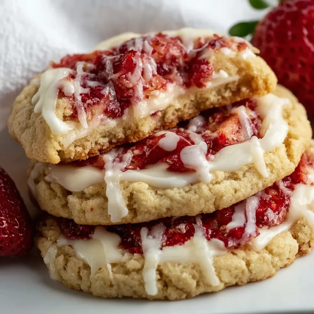 Delicious Strawberry Cheesecake Cookies Recipe – Easy &amp; Irresistible!